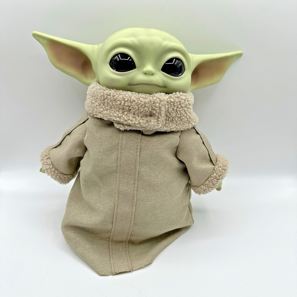 Star Wars Grogu Baby Yoda Plush Toy Mandalorian Character w/ Coat